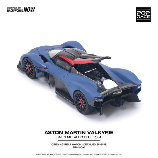 Pop Race 1:64 Aston Martin Valkrie Blue