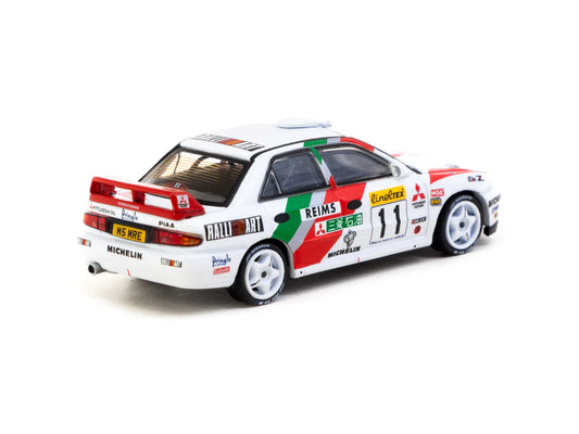 Tarmac Works 1:64 Mitsubishi Lancer Evolution II Rallye Monte-Carlo 1995 #11 - GLOBAL64