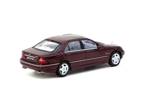 Tarmac Works 1:64 Mercedes-Benz S 55 AMG Bordeaux Red Metallic - GLOBAL64