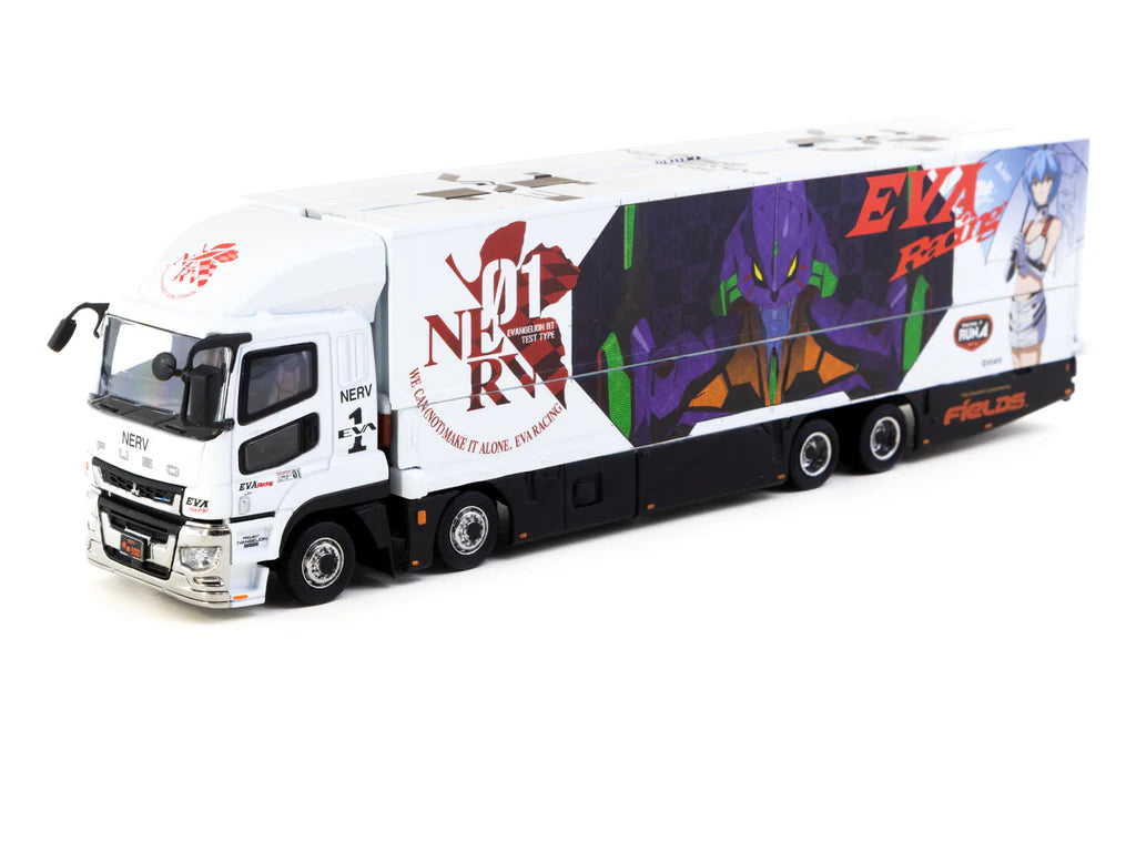 Tarmac Works 1:64 Mitsubishi Fuso Super Great EVA Racing - TRUCK64 Tarmac Works 1:64 Mitsubishi Fuso Super Great EVA Racing - TRUCK64
