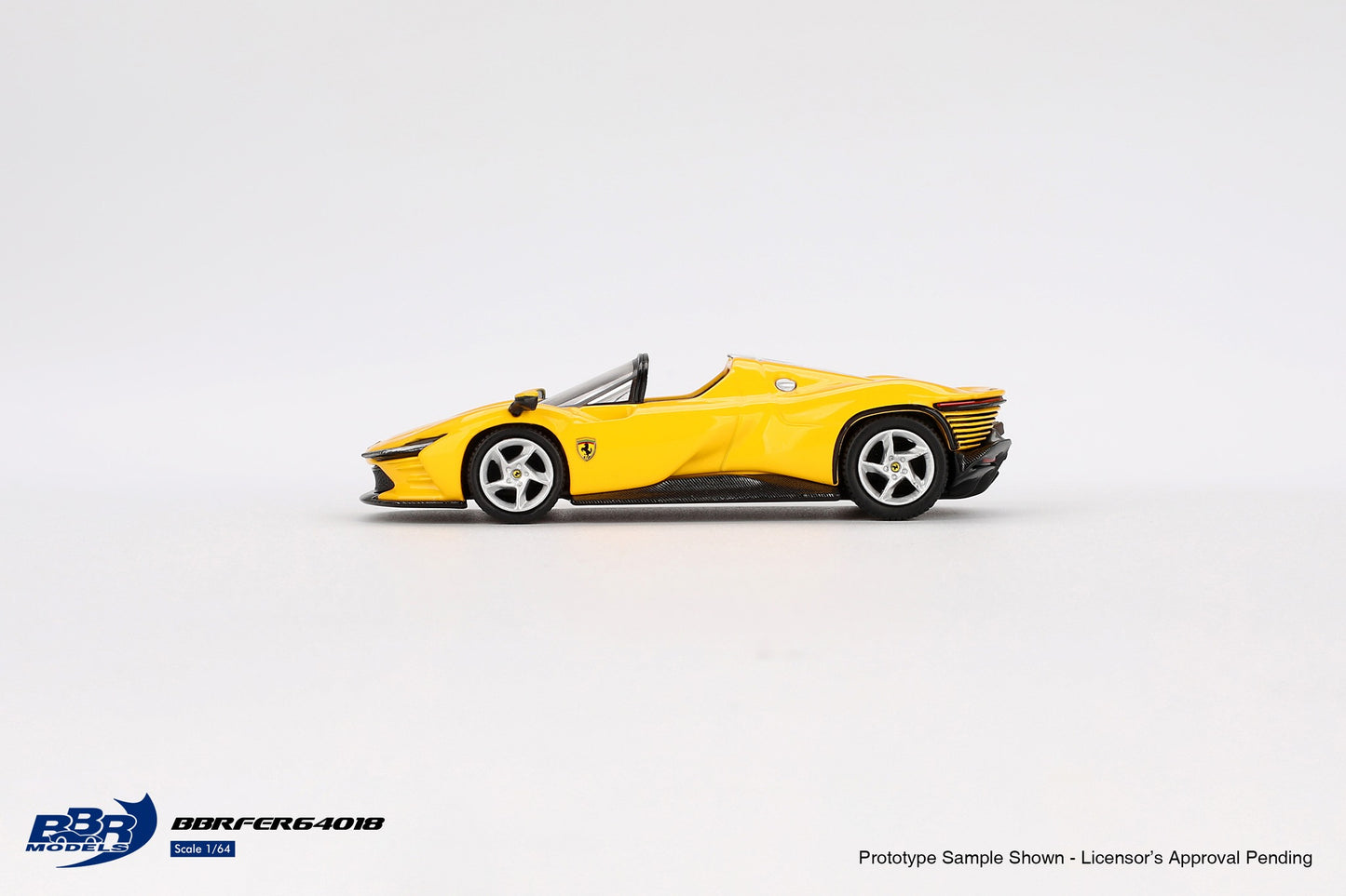 BBR Models 1:64 Ferrari Daytona SP3 Giallo Modena