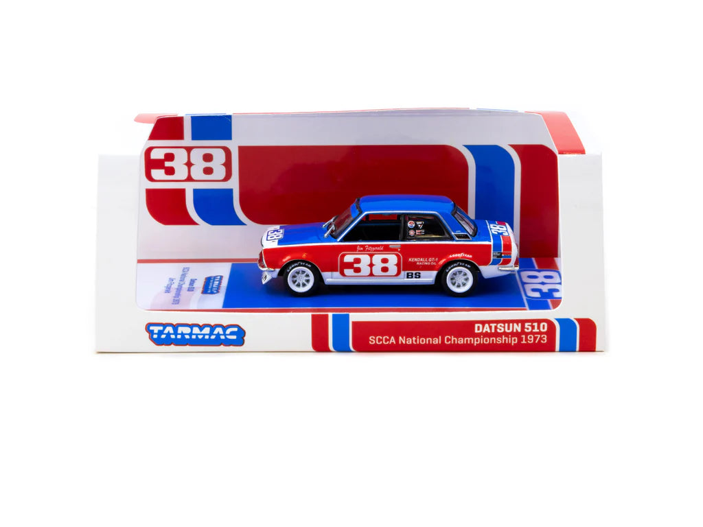 Tarmac Works 1:64 Datsun 510 SCCA National Championship 1973 #38 - HOBBY64