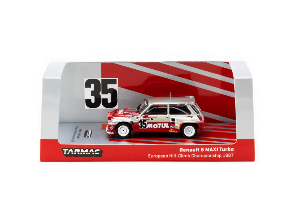 Tarmac Works 1:64 Renault 5 MAXI Turbo European Hill-Climb Championship 1987 Giovanni Rossi #35 - HOBBY64