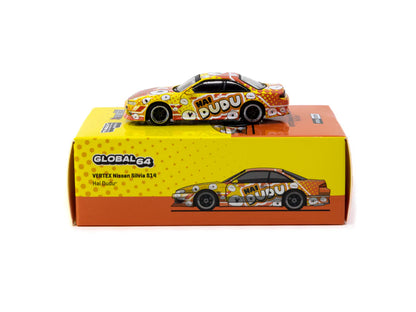 Tarmac Works 1:64 VERTEX Nissan Silvia S14 Hai Dudu - IMX Special Edition - GLOBAL64
