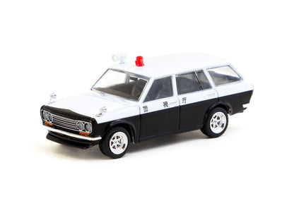 Tarmac Works 1:64 Datsun Bluebird 510 Wagon Japan Police Car- GLOBAL64