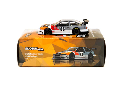 Tarmac Works 1:64 Toyota Sprinter Trueno AE86 Widebody TRD - GLOBAL64