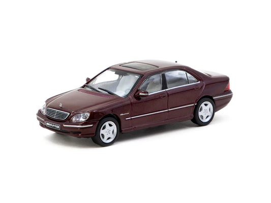 Tarmac Works 1:64 Mercedes-Benz S 55 AMG Bordeaux Red Metallic - GLOBAL64