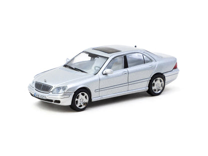 Tarmac Works 1:64 Mercedes-Benz S-Class Brilliant Silver Metallic - GLOBAL64
