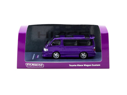 Tarmac Works 1:64 Toyota Hiace Wagon Custom Purple - ROAD64