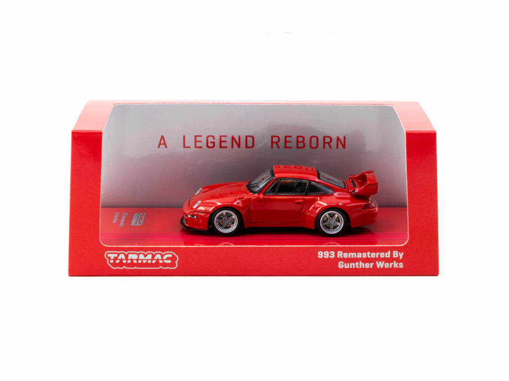 Tarmac Works 1:64 993 Remastered By Gunther Werks Red - ROAD64